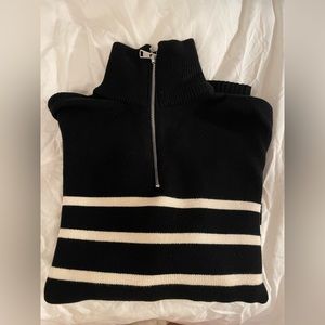 Zara quarterzip sweater